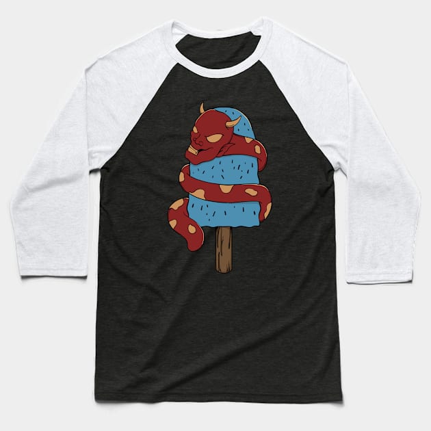 Fresh ice oni Baseball T-Shirt by 995dsgn